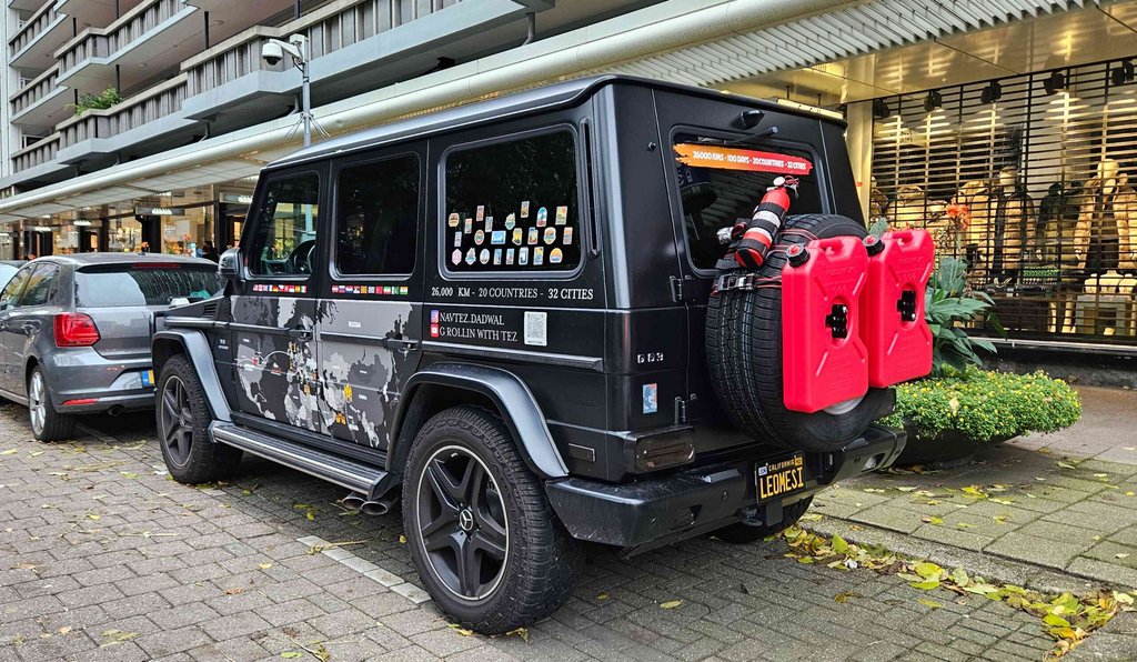 Mercedes G63 AMG en una emocionant road trip