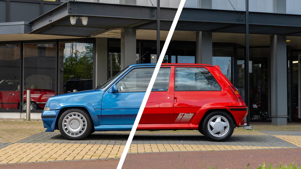 Elige tu Renault 5 GT Turbo: rojo o azul